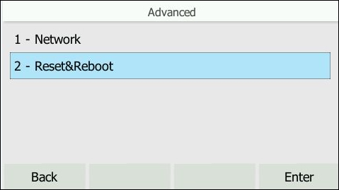 Reset & Reboot