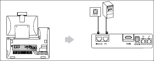 Connect to wired network Connect to wired network