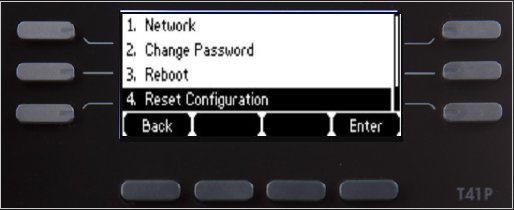 Select Reset Configuration Select Reset Configuration