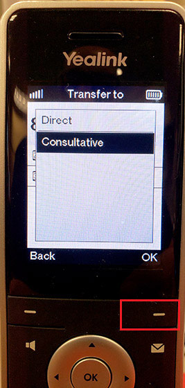Select transfer type