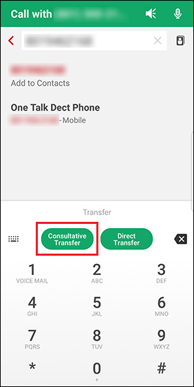Tap Consultative Transfer