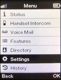 Select settings