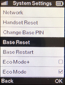 Select Base Reset Select Base Reset
