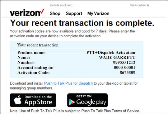 verizon push to talk uninstall