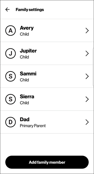 Verizon Smart Family - Apple iOS - Pair Parent and Child ...