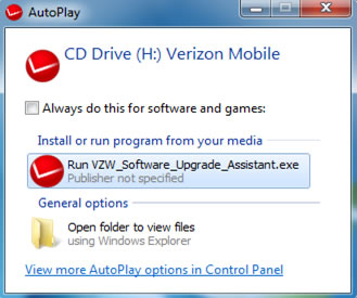 Run installer from Autoplay