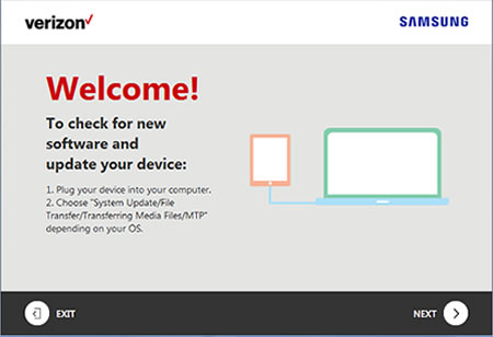 samsung galaxy s5 verizon software updater for mac os