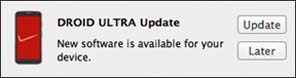 Actualización de software