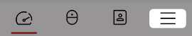 From the Dashboard tab, tap the Menu icon. From the Dashboard tab, tap the Menu icon.