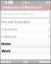 Select Home / Work