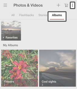 Album Menu Album Menu
