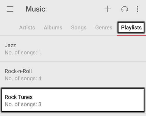 Selecciona una playlist Selecciona una playlist