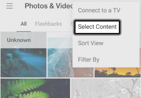 Select Content Select Content