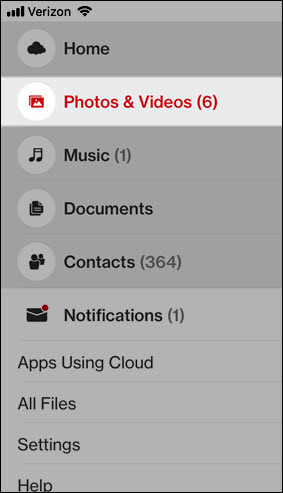 Tap Photos & Videos