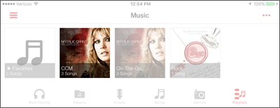 Oprime una playlist Oprime una playlist