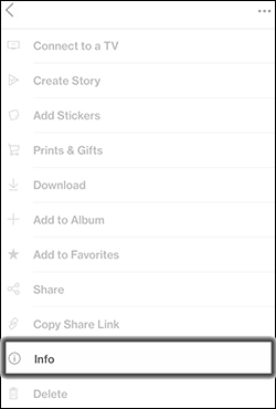 Tap Info