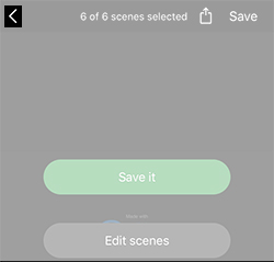 Tap the Back Arrow