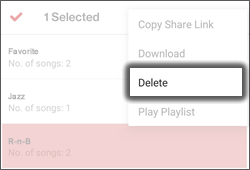 oprime Delete