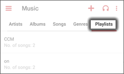 Seleccionar Playlist