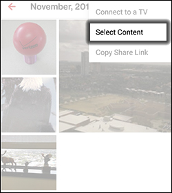 Tap Select