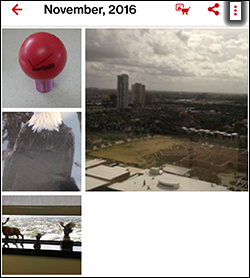 Tap the Contextual Menu Icon