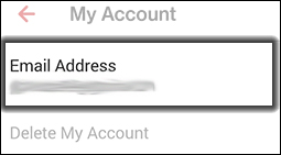 Tap Email Address