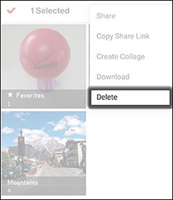 Tap Delete