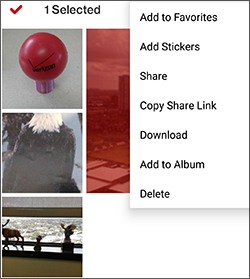 Tap an Option