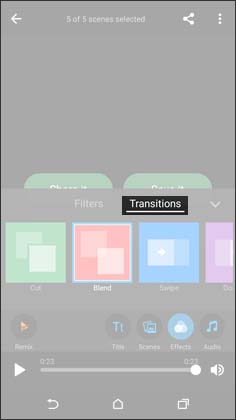 Tap Transitions