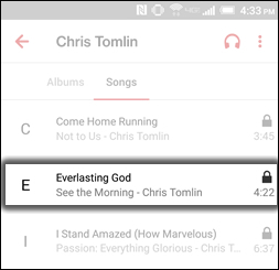 Tap a Song