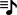 Music playlist icon