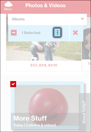 Tap the More Menu Icon
