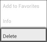 Tap Delete