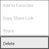 oprime Delete