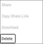 oprime Delete