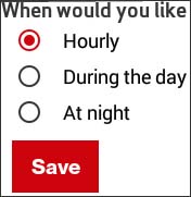 Tap Save