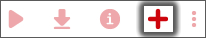 Tap the Add to Playlist icon Tap the Add to Playlist icon