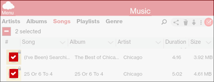 Select a Song