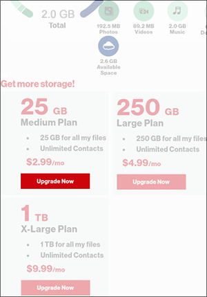 Tap Upgrade Now