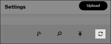 Click the Sync Icon