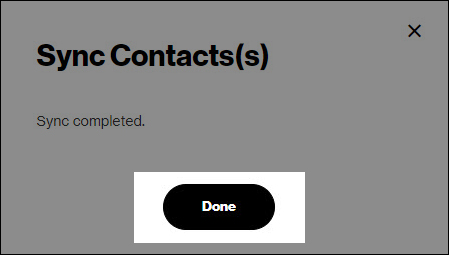 Click Done