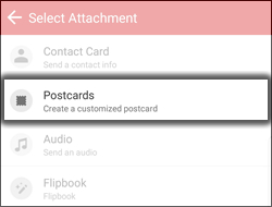 Tap Postcard