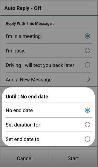 Verizon Messages Android Smartphone Manage Auto Reply