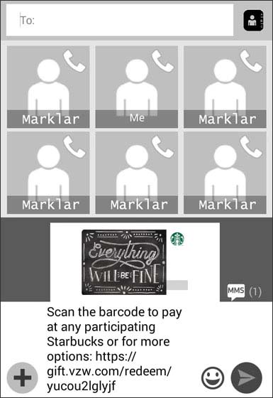 Menu icon tapped with Send to a friend option in the menu