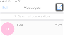 Tap New Message
