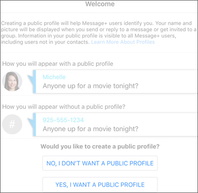 Tap an Option