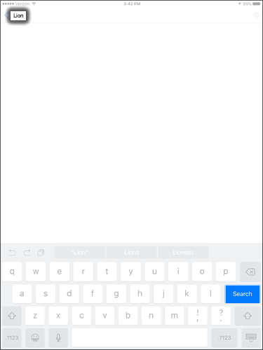 Tap Search