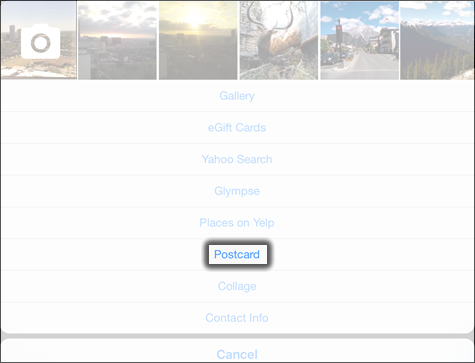 Toca "Postcard"