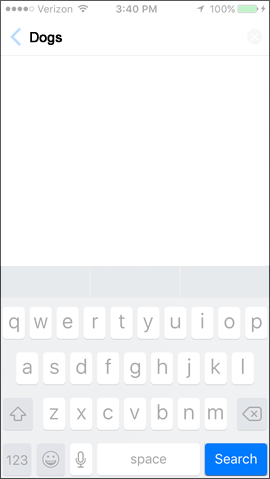 Tap Search