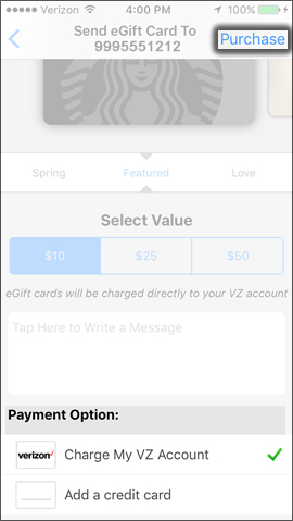 Tap Purchase